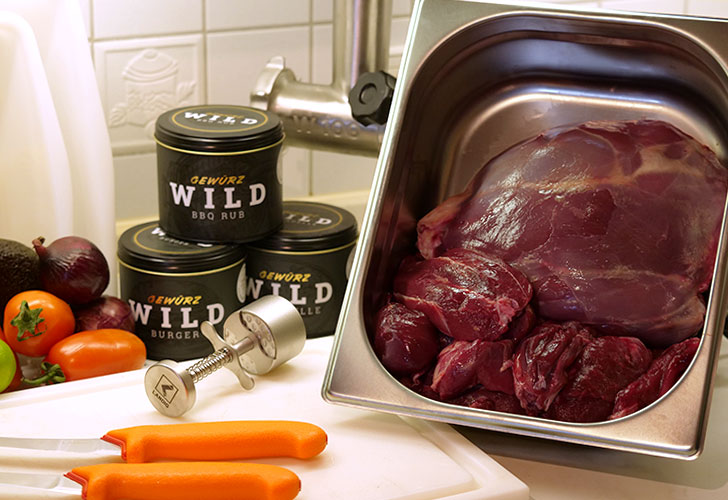 Vorbereitung von Wildbret