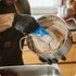 Entnahme der fertigen Wildbret Masse aus dem 5 Liter Tischkutter