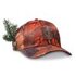 Jagd Cap Orange Camouflage