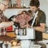 Der 3 Liter Kutter wird mit Wildbret bef�llt