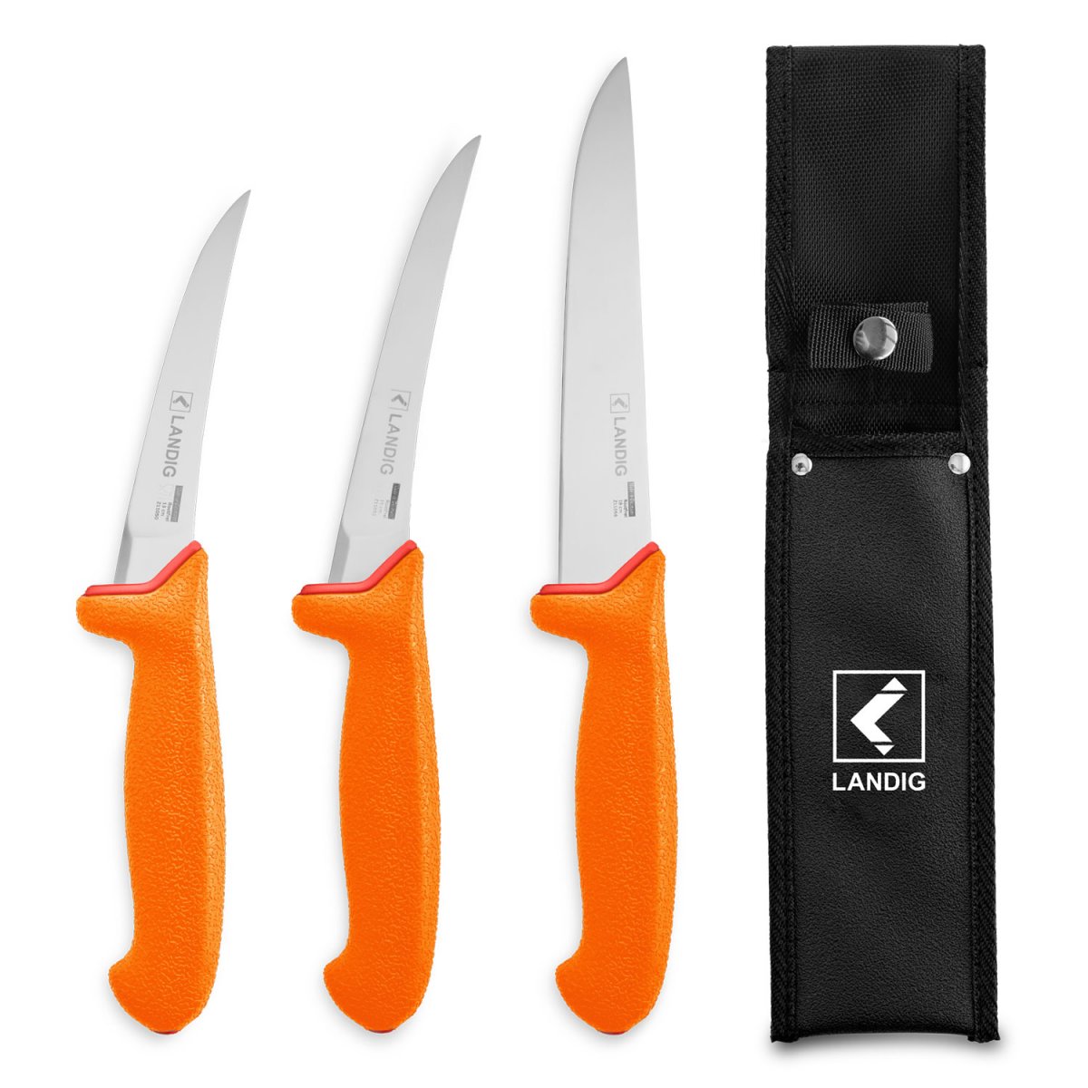 Zerwirkmesser Set orange von Landig