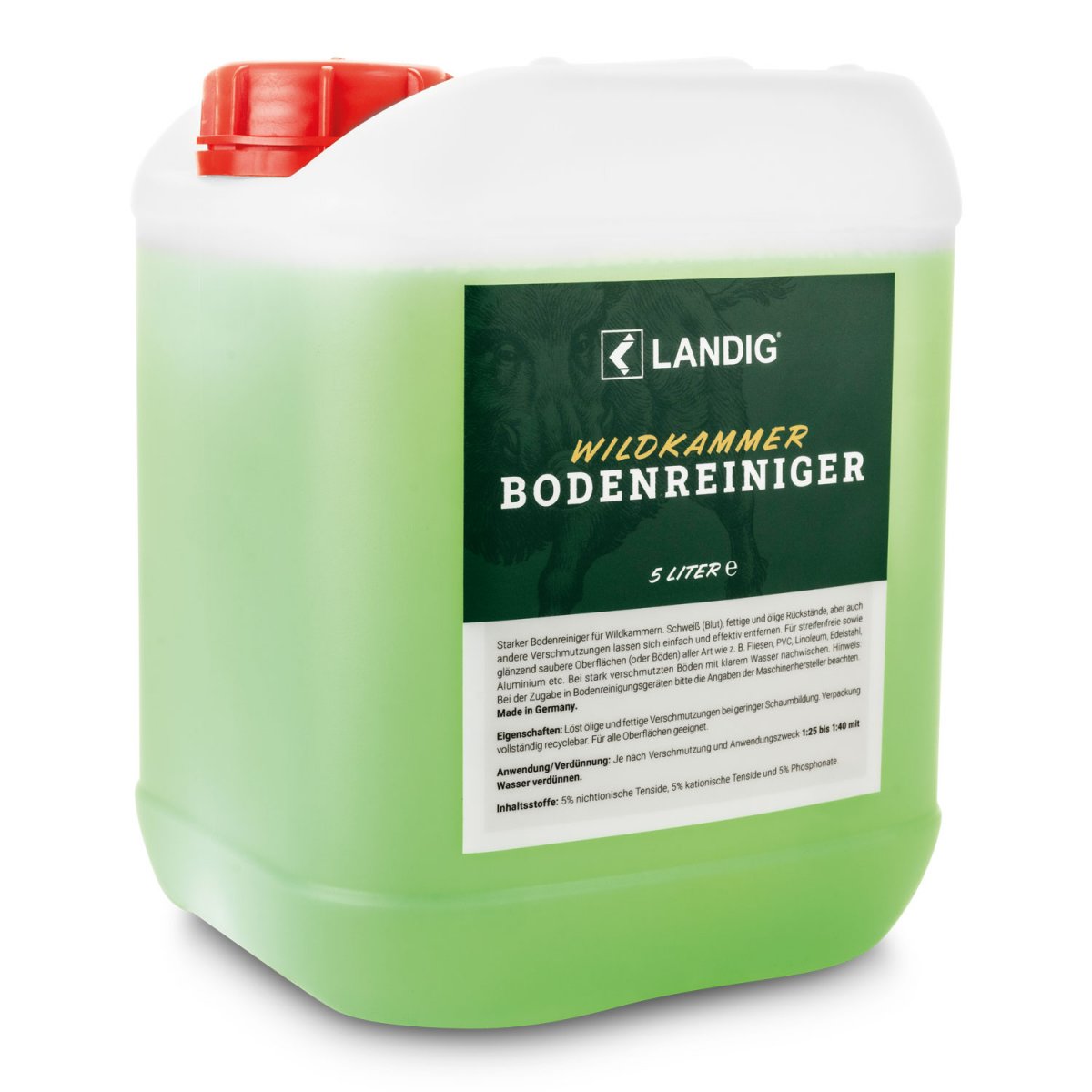 Bodenreiniger für die Wildkammer 5 Liter Kanister