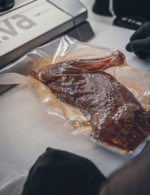 Vakuumieren für Sous-Vide Garen