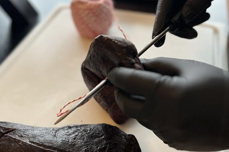 Spicknadel für Schwanenschinken