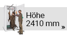 Außenhöhe 2410 cm Außenhöhe 2410 cm