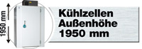 Landig Kühlzellen Außenhöhe 1950 mm