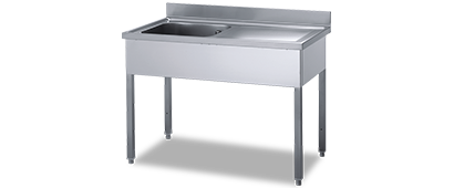 Edelstahl Spühltische