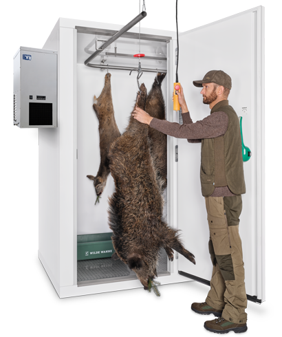 Begehbare Wildkühlzellen